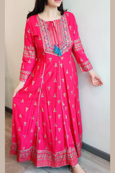 Anarkali Suit - 2 Shades -XXL