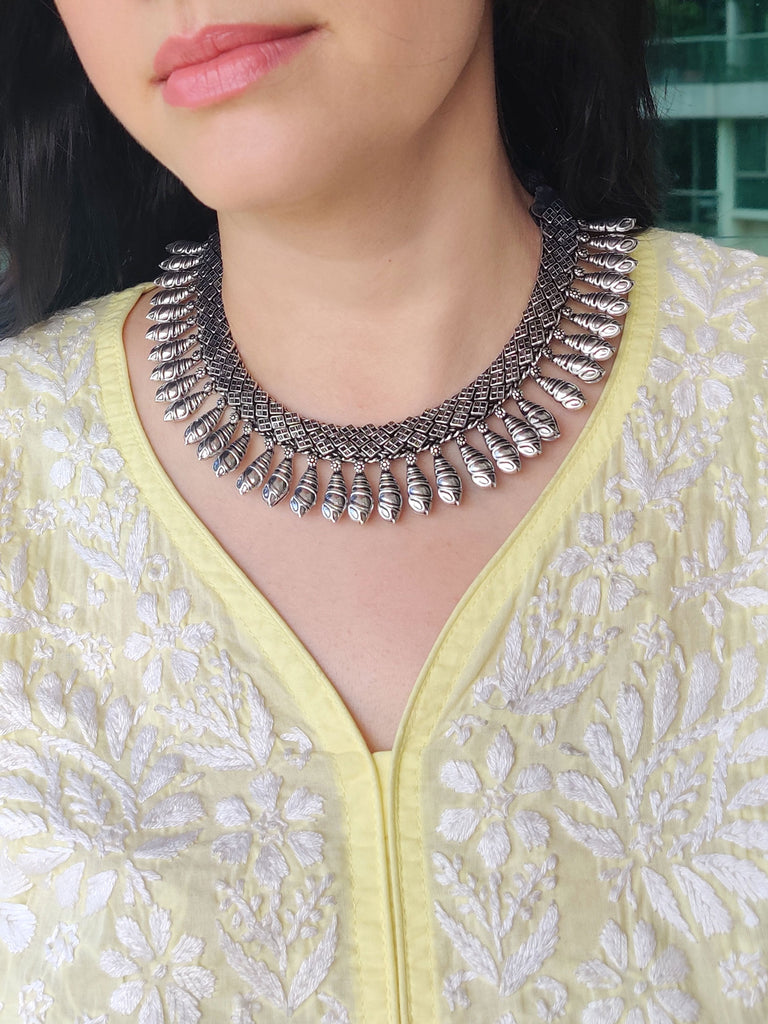 silver_oxidised_necklace